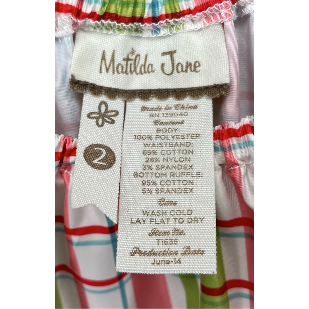 Matilda Jane Toddler Girls Peasant Top Tied Bow - Picture 4 of 4